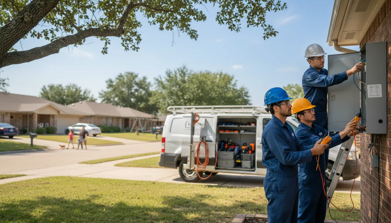 Certified electrician providing emergency electrical services in Verona, IL